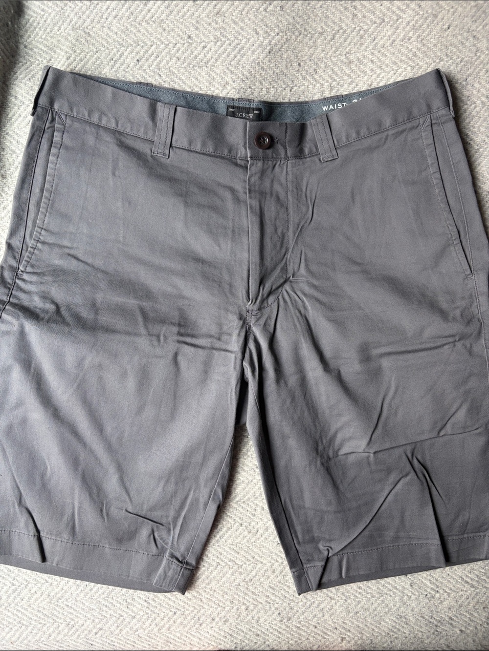 J. Crew Men’s Dark Gray Flat Front Chino Shorts